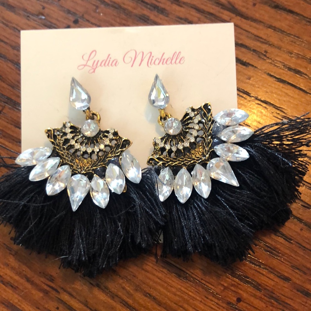 Black Statement Tassels